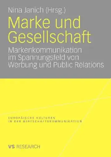 Cover of Marke Und Gesellschaft