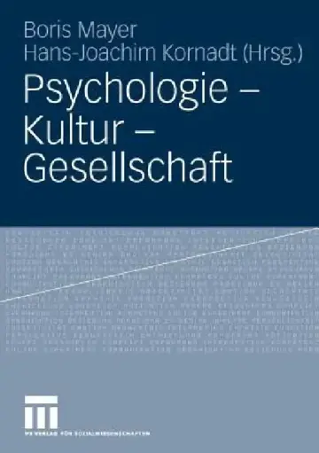 Cover of Psychologie - Kultur - Gesellschaft