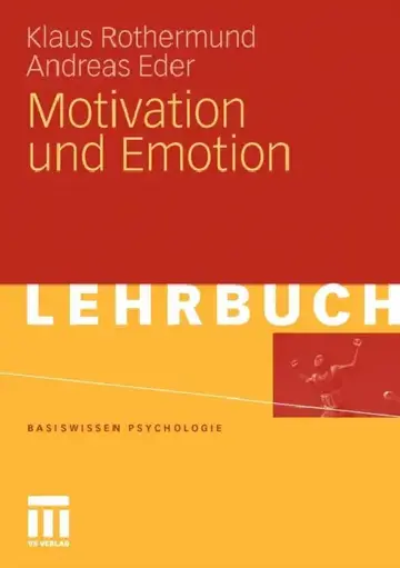 Cover of Motivation Und Emotion