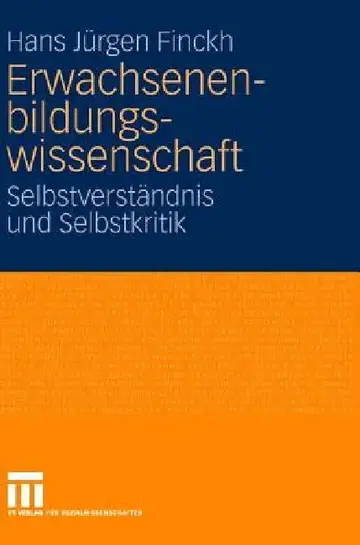 Cover of Erwachsenenbildungswissenschaft