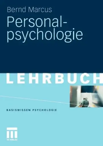 Cover of Personalpsychologie