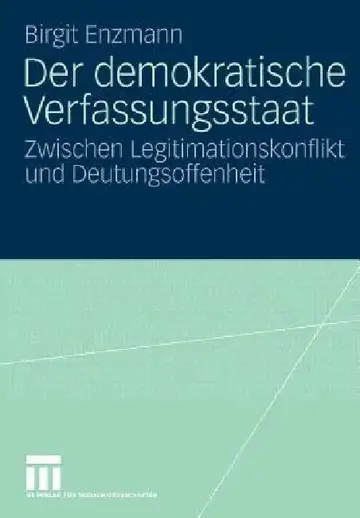 Cover of Der Demokratische Verfassungsstaat