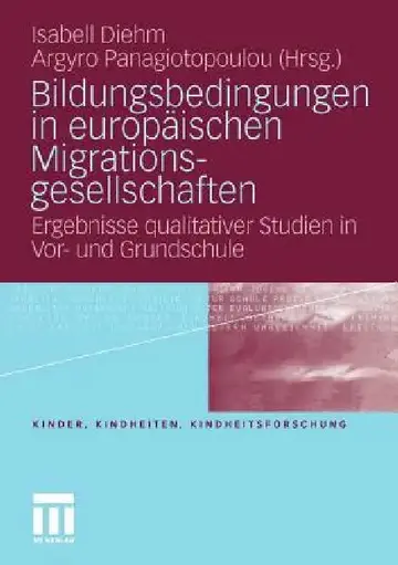 Cover of Bildungsbedingungen in Europäischen Migrationsgesellschaften