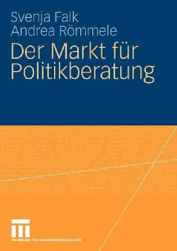 Cover of Der Markt Für Politikberatung