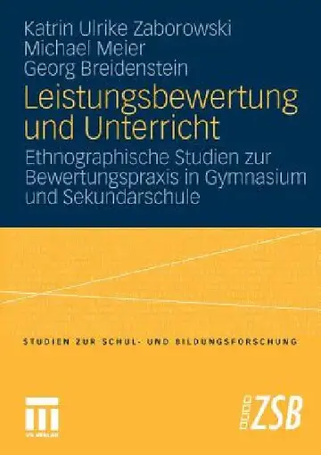 Cover of Leistungsbewertung Und Unterricht