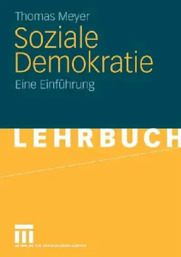 Cover of Soziale Demokratie