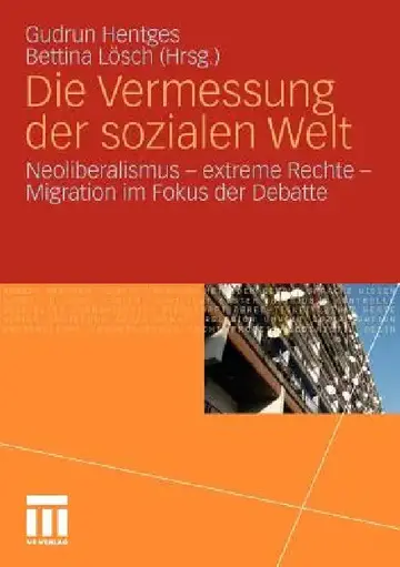 Cover of Die Vermessung Der Sozialen Welt