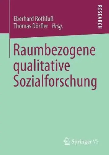 Cover of Raumbezogene Qualitative Sozialforschung