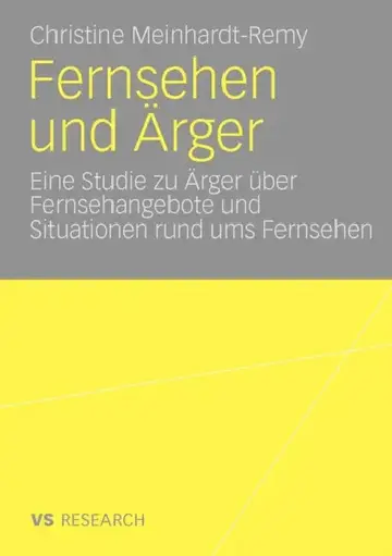 Cover of Fernsehen Und Ärger