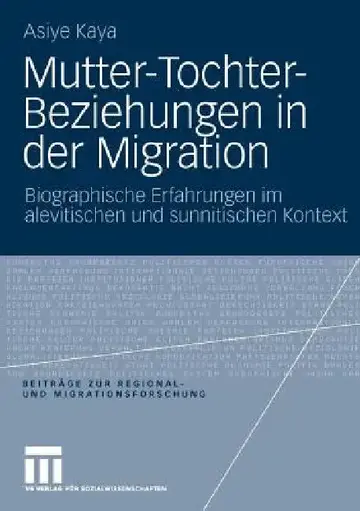 Cover of Mutter-Tochter-Beziehungen in Der Migration