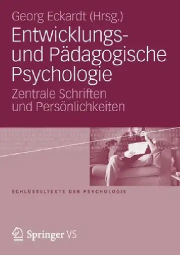 Cover of Entwicklungs- Und Pädagogische Psychologie