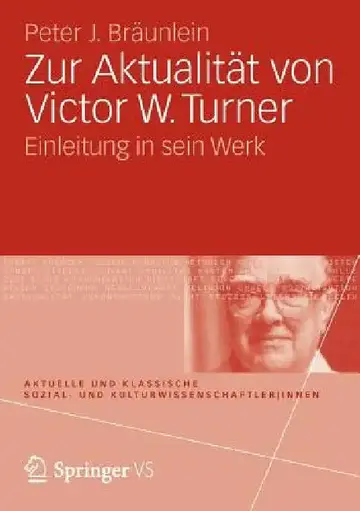 Cover of Zur Aktualität Von Victor W. Turner