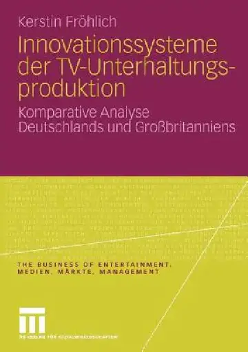Cover of Innovationssysteme Der Tv-Unterhaltungsproduktion
