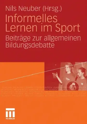 Cover of Informelles Lernen Im Sport