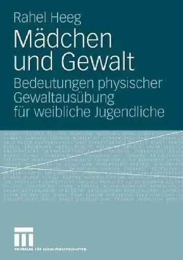 Cover of Mädchen Und Gewalt