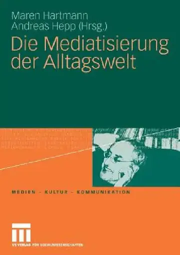 Cover of Die Mediatisierung Der Alltagswelt