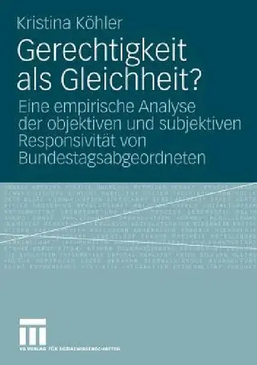 Cover of Gerechtigkeit ALS Gleichheit?