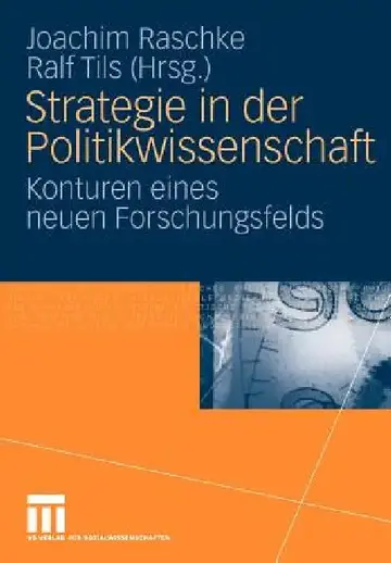 Cover of Strategie in Der Politikwissenschaft
