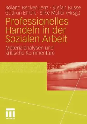 Cover of Professionelles Handeln in Der Sozialen Arbeit