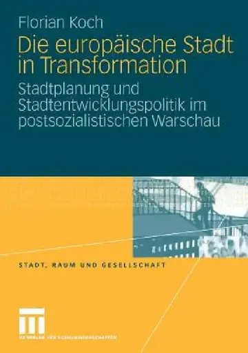 Cover of Die Europäische Stadt in Transformation
