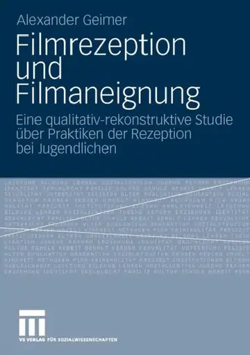 Cover of Filmrezeption Und Filmaneignung