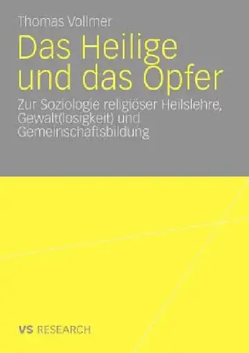 Cover of Das Heilige Und Das Opfer