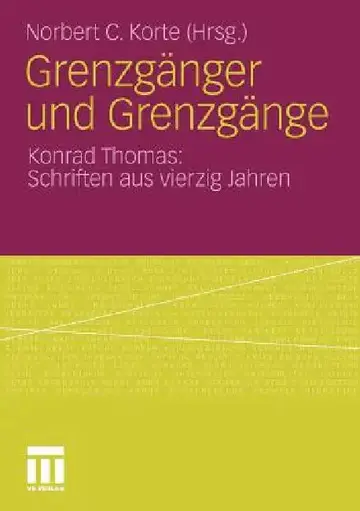 Cover of Grenzgänger Und Grenzgänge