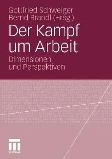 Cover of Der Kampf Um Arbeit