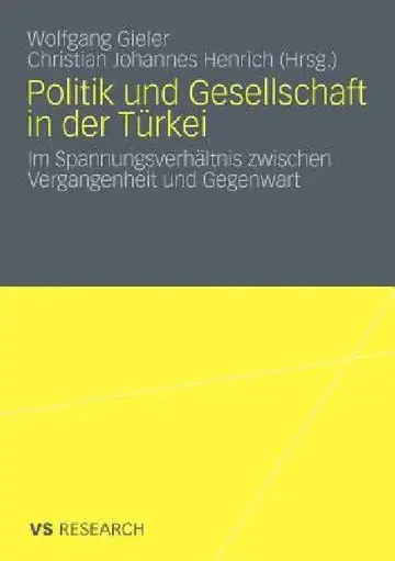 Cover of Politik Und Gesellschaft in Der Türkei