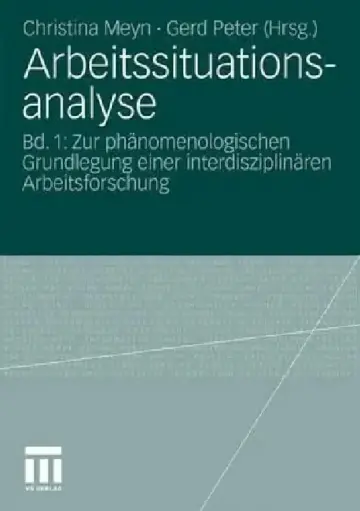 Cover of Arbeitssituationsanalyse