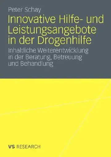 Cover of Innovative Hilfe- Und Leistungsangebote in Der Drogenhilfe