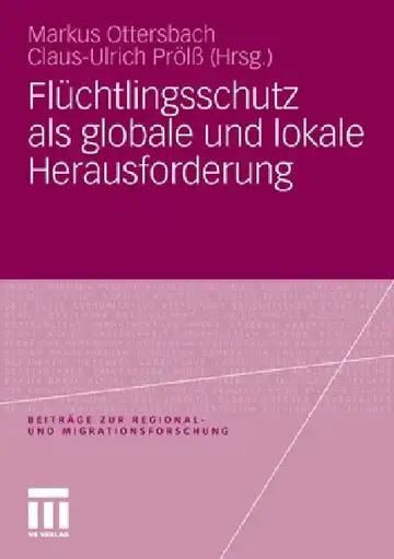 Cover of Flüchtlingsschutz ALS Globale Und Lokale Herausforderung