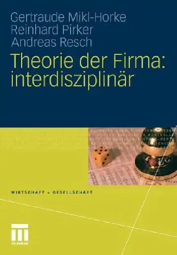 Cover of Theorie Der Firma