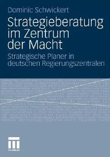 Cover of Strategieberatung Im Zentrum Der Macht