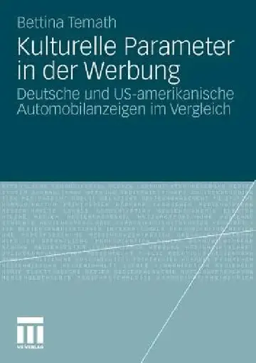 Cover of Kulturelle Parameter in Der Werbung