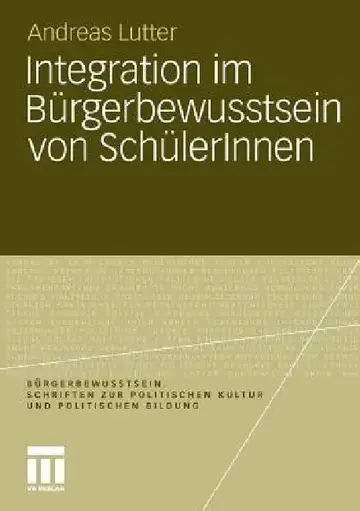 Cover of Integration Im Bürgerbewusstsein Von Schülerinnen
