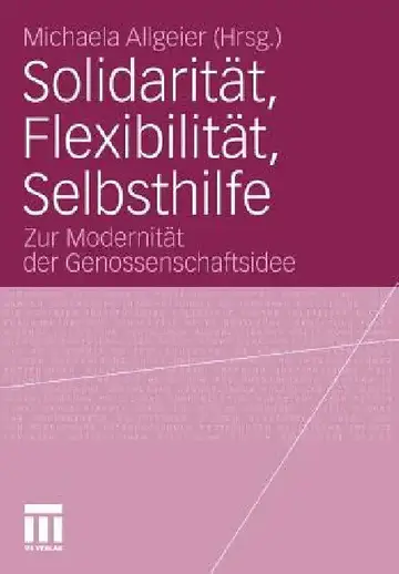 Cover of Solidarität, Flexibilität, Selbsthilfe