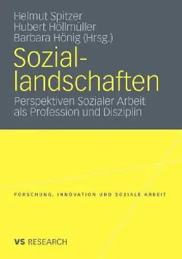 Cover of Soziallandschaften