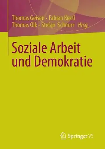 Cover of Soziale Arbeit Und Demokratie