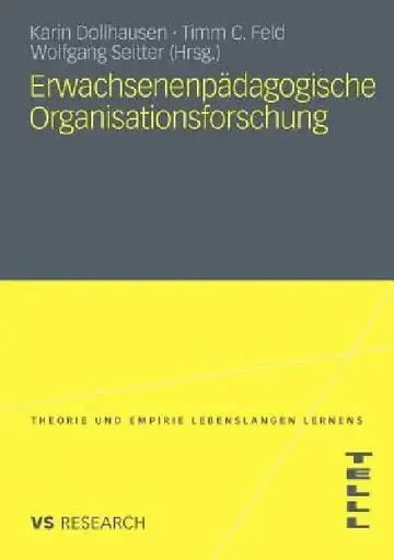 Cover of Erwachsenenpädagogische Organisationsforschung