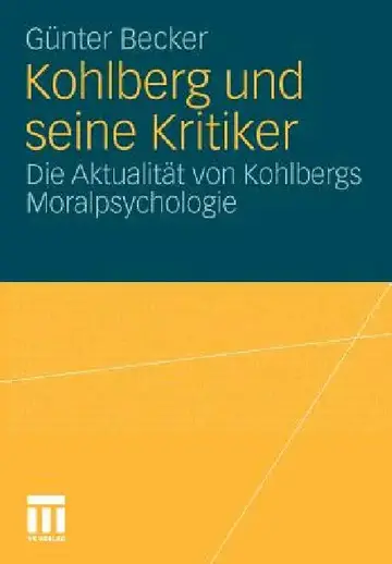 Cover of Kohlberg Und Seine Kritiker