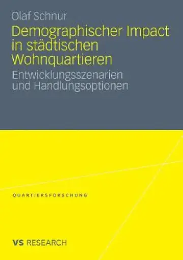 Cover of Demographischer Impact in Städtischen Wohnquartieren
