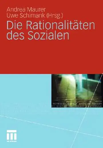 Cover of Die Rationalitäten Des Sozialen