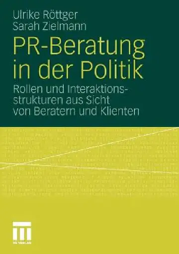 Cover of Pr-Beratung in Der Politik