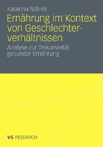 Cover of Ernährung Im Kontext Von Geschlechterverhältnissen