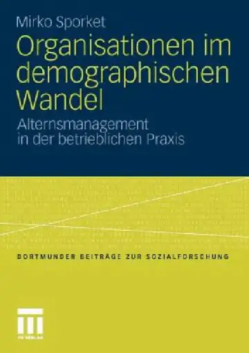 Cover of Organisationen Im Demographischen Wandel