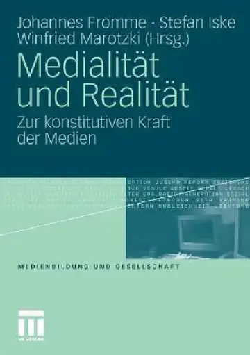 Cover of Medialität Und Realität