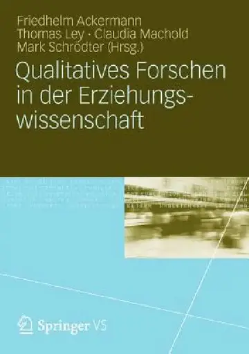 Cover of Qualitatives Forschen in Der Erziehungswissenschaft