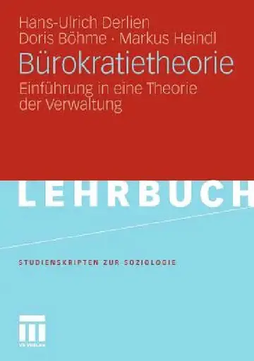 Cover of Bürokratietheorie