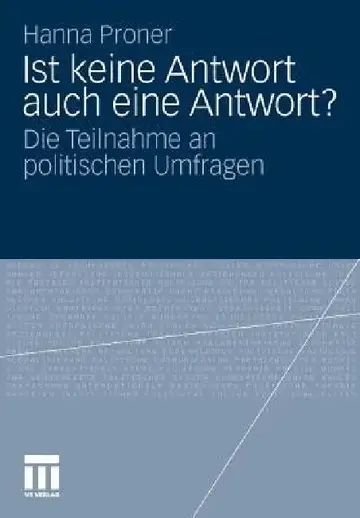 Cover of Ist Keine Antwort Auch Eine Antwort?